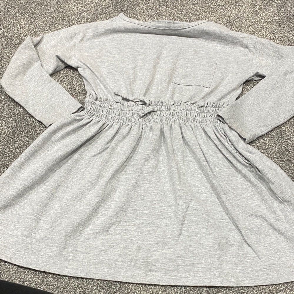 Stylish Gray Kids Casual Dress